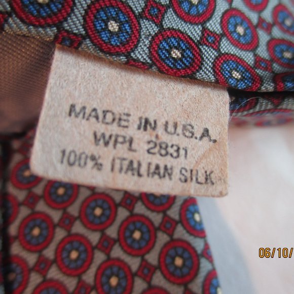 Men's Formal Necktie. Adams Row. - Picture 4 of 4